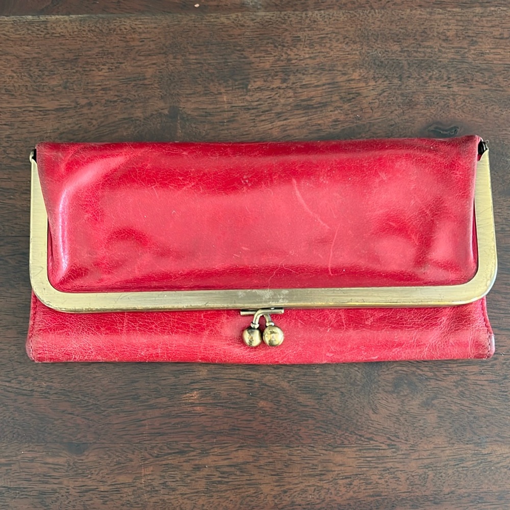 Beautiful red HOBO wallet